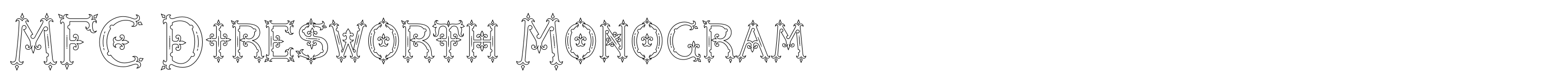 MFC Diresworth Monogram